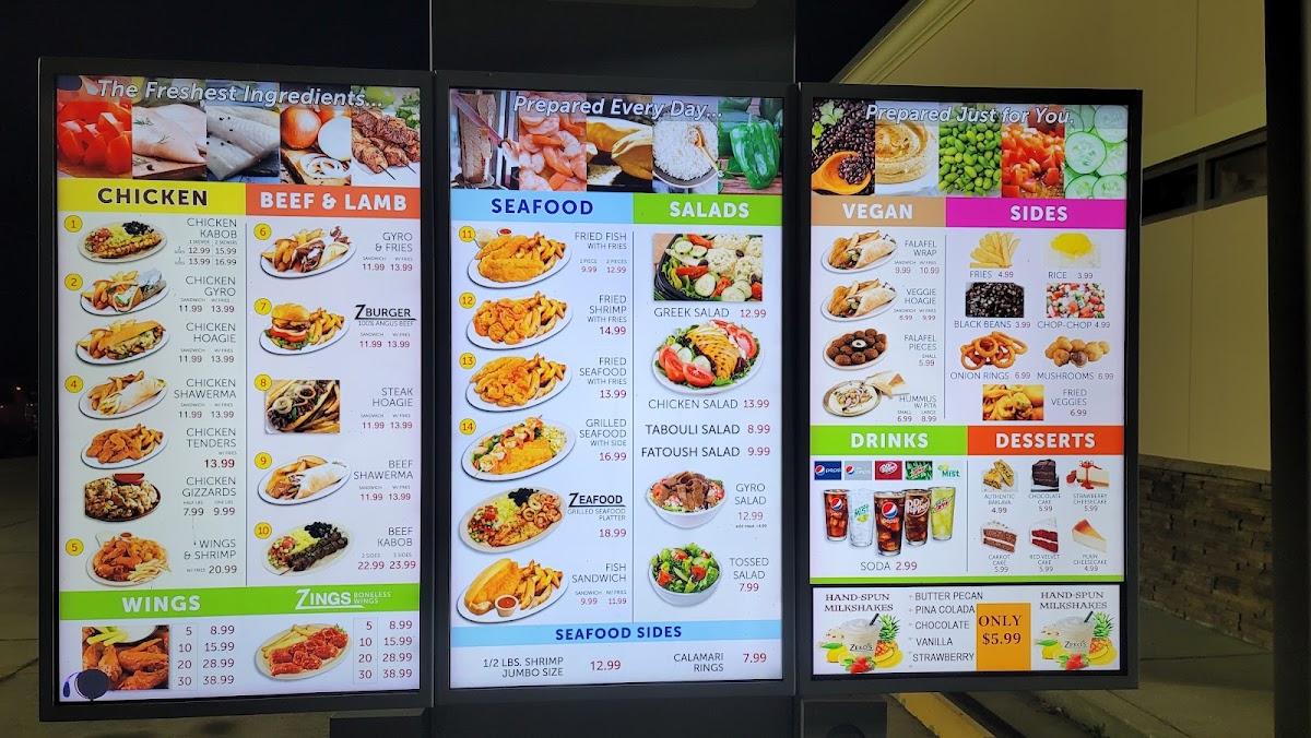 Zekos Mediterranean Grill Menu - Image 2